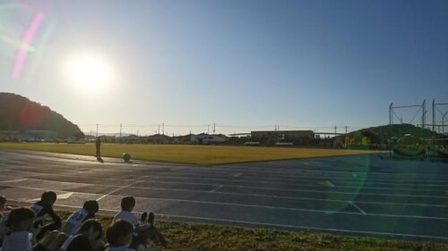 北播小学生陸上競技記録会 古田ひろあき走ります